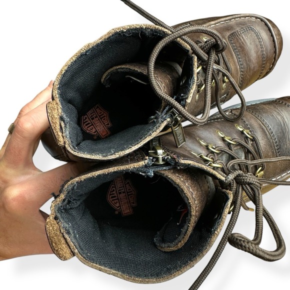 Harley-Davidson‎ Men's Hagerman Leather Motorcycle Riding Boots D93755 Size 12 M - Picture 14 of 14